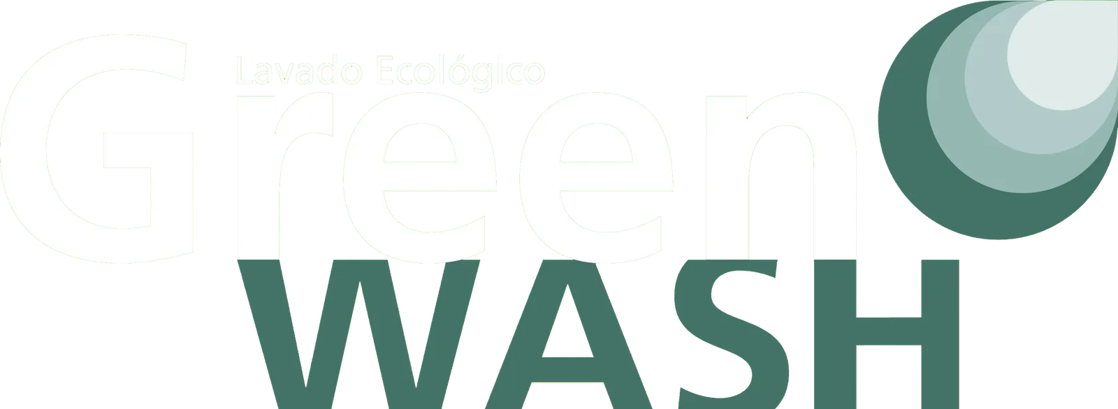 Logo Green Wash consumo 4 litros de agua
